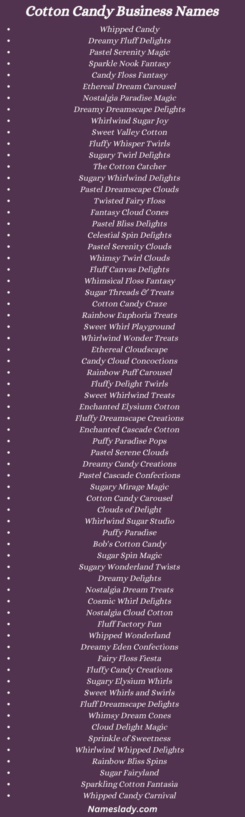 780 Cool Unique Cotton Candy Business Names Ideas 780-cool-unique-cotton-candy-business-names-ideas